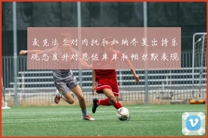麦克法兰对内托和加纳乔复出持乐观态度并对恩佐库库和帕尔默表现表示满意